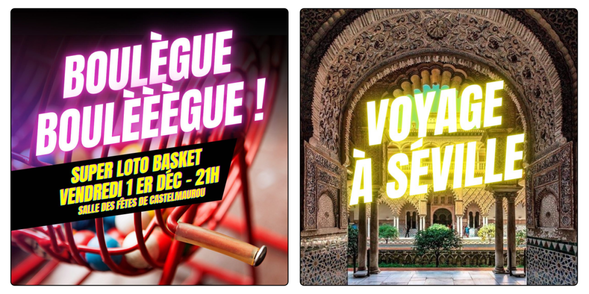 De super cadeaux pour le Super Loto du 1er Décembre !