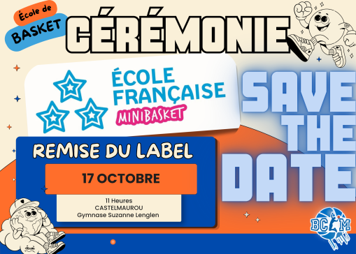 Cérémonie : rendez vous le 17 Octobre pour la remise du Label EFMB 3 Etoiles